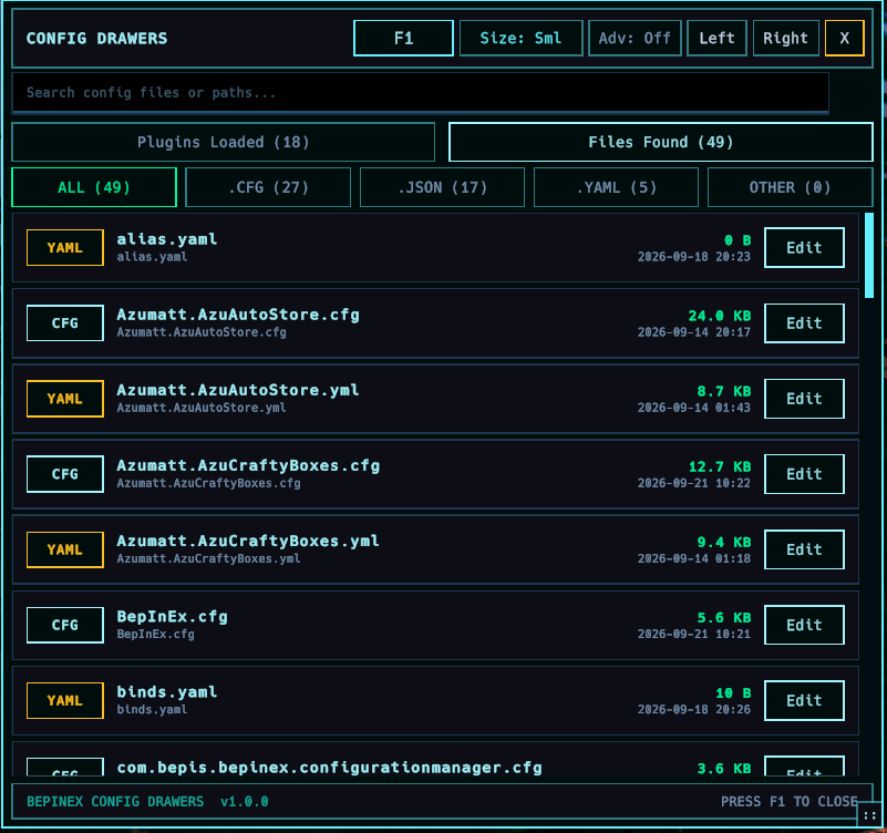 Config File Browser
